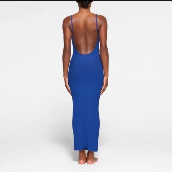 SKIMS Blue Midi Dress - Picture 5 of 10